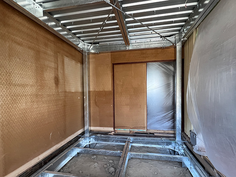 シェル太くんリフォーム中の写真