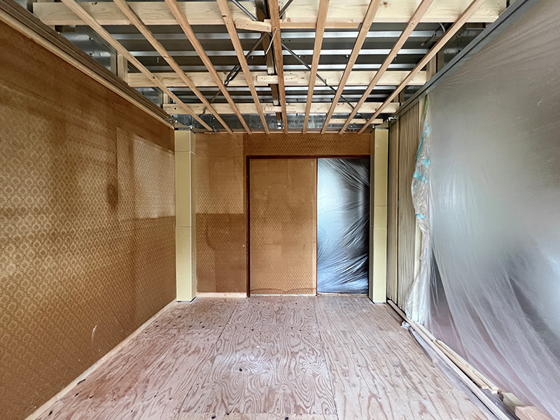 シェル太くんリフォーム中の写真